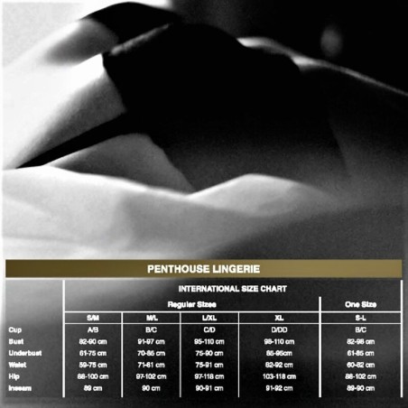PENTHOUSE - TOO HOT TO BE REAL TANGA BURDEOS S/M PENTHOUSE THONG