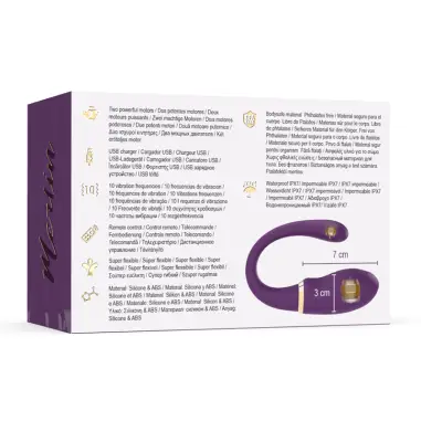 Merlin Double Couple Vibrator Control Remoto | Treasure