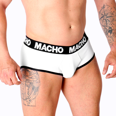 MACHO - MS30BL SLIP BLANCO S MACHO UNDERWEAR
