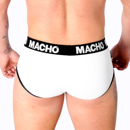 MACHO - MS30BL SLIP BLANCO L MACHO UNDERWEAR