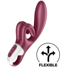 SATISFYER - TOUCH ME VIBRADOR RABBIT ROJO 2