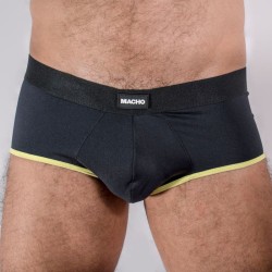 MACHO - MS24A CALZONCILLO BRIEF DARK AMARILLO S MACHO UNDERWEAR 2
