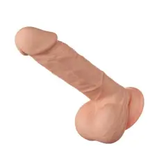 BAILE - BEAUTIFUL ENCOUNTER BAHAMUT DILDO REALÍSTICO FLEXIBLE 21.8 CM NATURAL 2