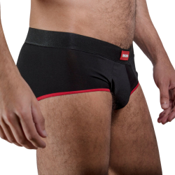 MACHO - MS24R CALZONCILLO BRIEF DARK ROJO L MACHO UNDERWEAR