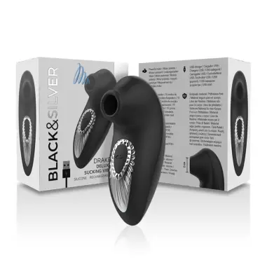 Drake Deluxe Sucking Vibe Silicona Recargable Negro