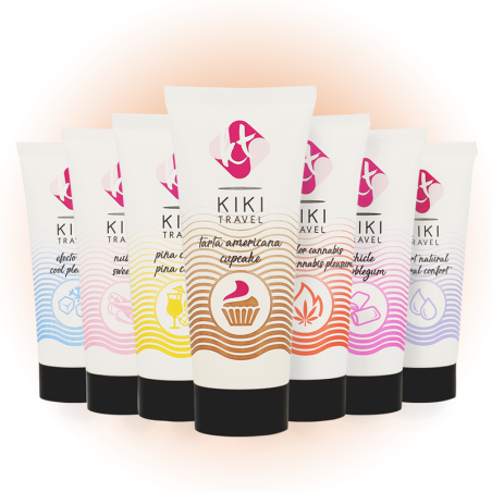 KIKÍ TRAVEL - GEL DESLIZANTE SABOR A TARTA AMERICANA CUPCAKE 50 ML KIKÍ TRAVEL