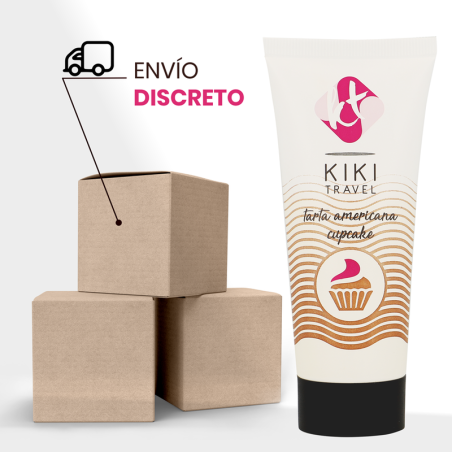 KIKÍ TRAVEL - GEL DESLIZANTE SABOR A TARTA AMERICANA CUPCAKE 50 ML KIKÍ TRAVEL