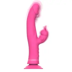 INTENSE - JULIO VIBRADOR RABBIT SILICONA ROSA 2