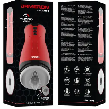 Masturbador de Succión y Vibración Dameron | Jamyjob