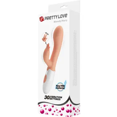 Bloody Mary Vibrador con Estimulador | Pretty Love