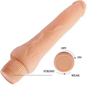 Bárbara Vibrador Realístico 25 cm - Rotación | Baile