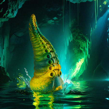 EPIC - CETUS DILDO TENTÁCULO VERDE TAMAÑO GRANDE EPIC