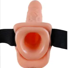 FETISH FANTASY SERIES - ARNÉS AJUSTABLE CONTROL REMOTO PENE REALÍSTICO CON TESTÍCULOS 23 CM 2