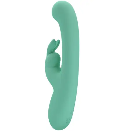 Lamar Vibrador Rabbit & Punto G Verde | Pretty Love