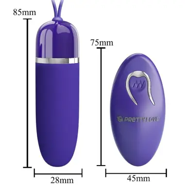 Darlene Youth Mini Bala Vibradora Violeta | Pretty Love