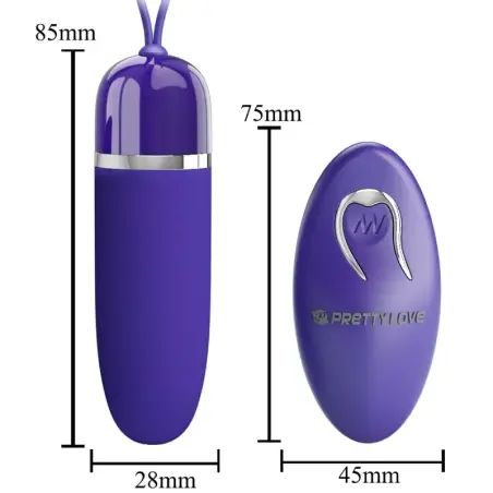 Darlene Youth Mini Bala Vibradora Violeta | Pretty Love