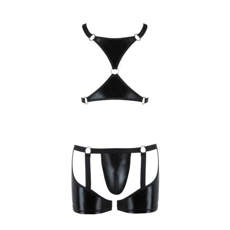 PASSION - 047 SET ARON NEGRO L/XL PASSION MEN