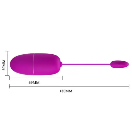Nymph Huevo Vibrador Controlado por APP Violeta - 12 Modos