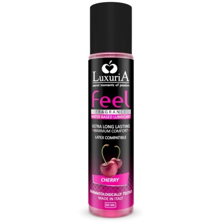 INTIMATELINE - LUXURIA FEEL LUBRICANTE BASE AGUA CEREZA 60 ML INTIMATELINE LUXURIA