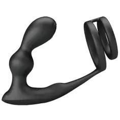 PRETTY LOVE - MARSHALL ANILLO PARA PENE + PLUG ANAL VIBRATORIO & CONTROL REMOTO 2