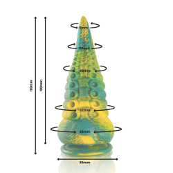 EPIC - CETUS DILDO TENTÁCULO VERDE TAMAÑO PEQUEÑO EPIC 2