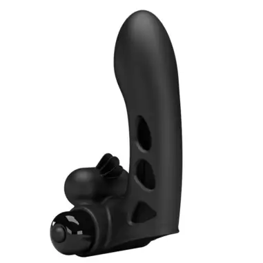 Orlando Funda de Dedo Vibrador Negro | Pretty Love