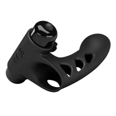 Orlando Funda de Dedo Vibrador Negro | Pretty Love