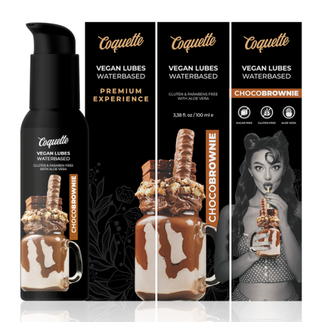 COQUETTE CHIC DESIRE - PREMIUM EXPERIENCE LUBRICANTE VEGANO CHOCOBROWNIE 100ML COQUETTE COSMETICS