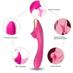 ARMONY - DUDU SUCCIONADOR CLÍTORIS FUCSIA 2