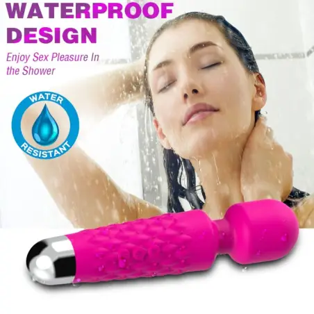 Postman Masajeador & Vibrador Cabeza Flexible Fucsia