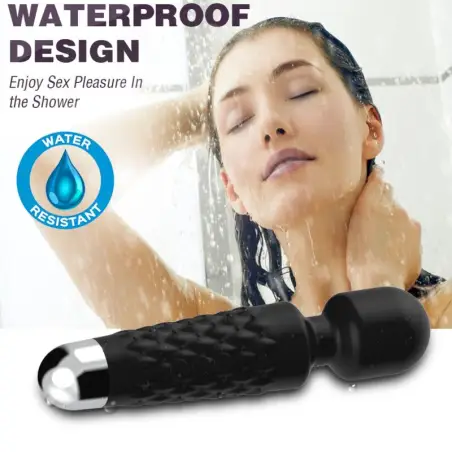 Postman Masajeador & Vibrador Cabeza Flexible Negro | Armony