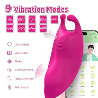 Honeybee Panties Vibrador Punto G Fucsia - APP Gratuita