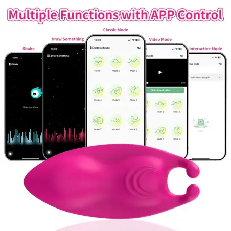 Honeybee Panties Vibrador Punto G Fucsia - APP Gratuita