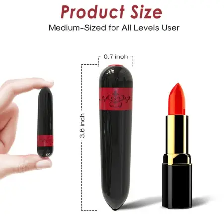 Rocket Bala Vibradora Control Remoto Negro | Armony