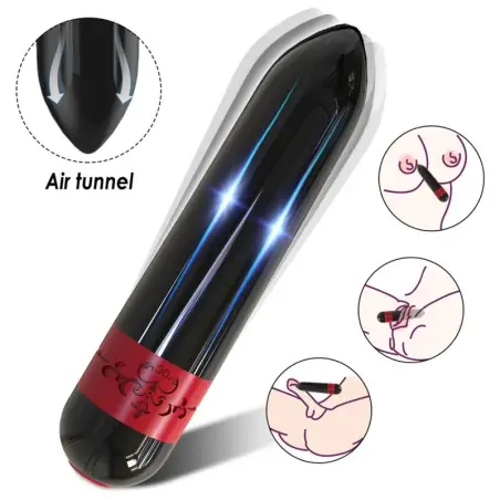 Rocket Bala Vibradora Control Remoto Negro | Armony