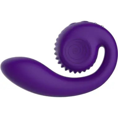 Gizi Estimulador Dual Violeta - 5 Velocidades | Snail Vibe