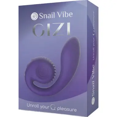 Gizi Estimulador Dual Violeta - 5 Velocidades | Snail Vibe