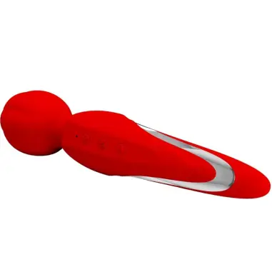 Walter Vibrador Wand Rojo - 7 Funciones | Pretty Love