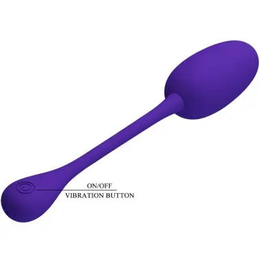 Knucker Huevo Vibrador Recargable Lila | Pretty Love