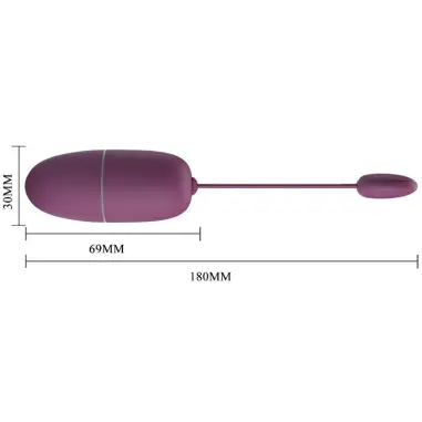 Nymph Huevo Vibrador Controlado por APP Lila | Pretty Love