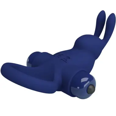 Jiro Anillo Rabbit con Vibración Azul | Pretty Love