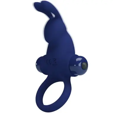 Jiro Anillo Rabbit con Vibración Azul | Pretty Love