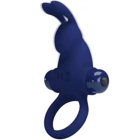Jiro Anillo Rabbit con Vibración Azul | Pretty Love