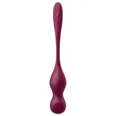 SATISFYER - LOVE BIRDS VARY BOLAS VIBRADORES APP GRATUITA ROJO VINO 2