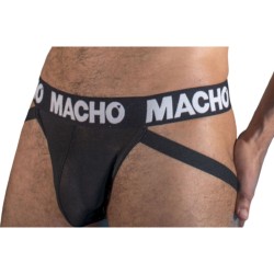 MACHO - MX25NN JOCK NEGRO TALLA XL MACHO UNDERWEAR 2