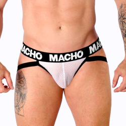 MACHO - MX26X1 JOCK REJILLA BLANCO M MACHO UNDERWEAR