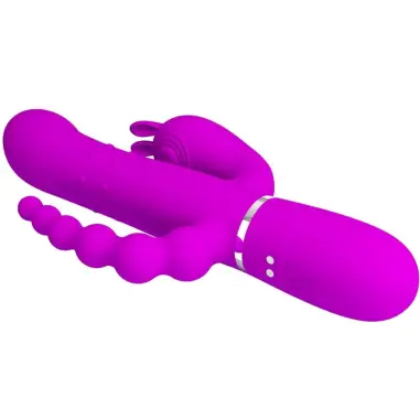 Cammy Triple Vibrador Multifunción 4 en 1 Rosa | Pretty Love