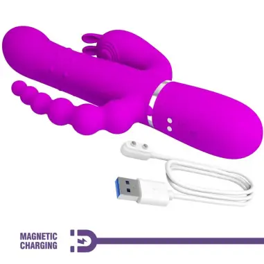 Cammy Triple Vibrador Multifunción 4 en 1 Rosa | Pretty Love