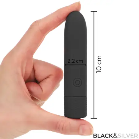 Geri Bala Vibradora Recargable por USB 8 Vibraciones Negro
