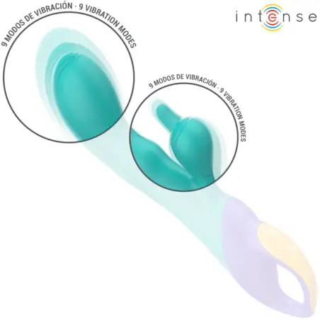 Fred Vibrador Recargable Rabbit Azul - Sumergible | Intense